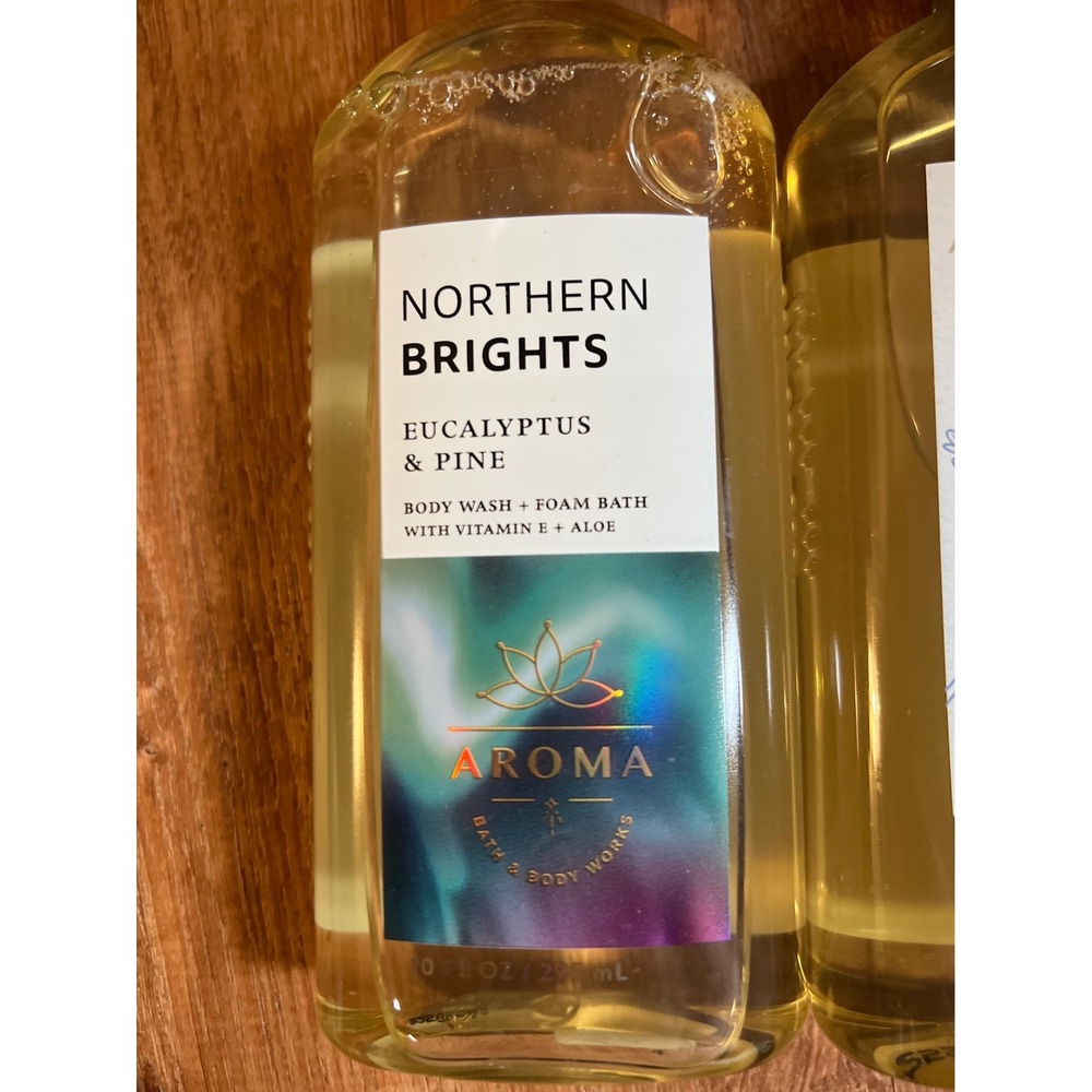 Bath & Body Works Aromatherapy Body Wash Bundle Sleep Northern Brights 10 Oz - Picture 3 of 5